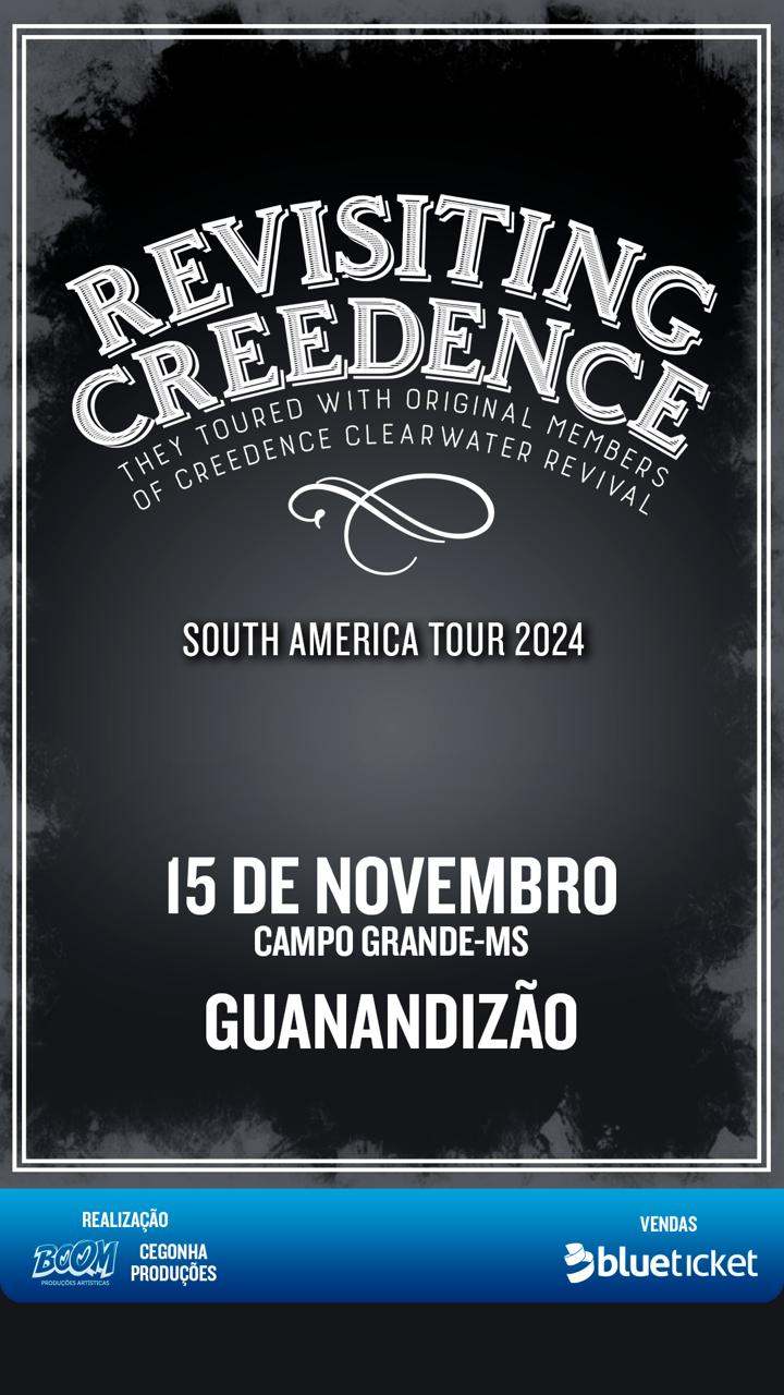 Confirmado show do Creedence Clearwater em Campo Grande em 15 de novembro