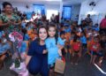 Prefeita inaugura parquinho inclusivo e amplia vagas em Emei revitalizada