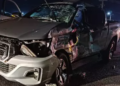 Colisão entre Hilux e carreta mata um homem na BR-163, em Itaquiraí