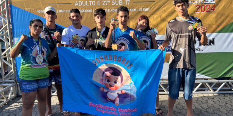 Mato Grosso do Sul recebe 30 medalhas no  33º Campeonato Brasileiro de Kickboxing em ES