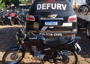 Moto adulterada é encontrada no Jardim Tijuca e polícia identifica criminosos
