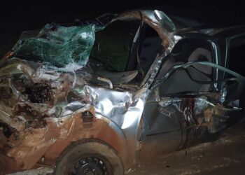 Colisão entre ônibus e carro de passeio mata duas pessoas em Fátima do Sul