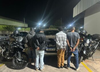 Quatro são presos por roubarem Mitsubishi L200, em Terenos, durante assalto violento
