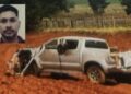 Homem morreu ao capotar caminhonete logo após trocar o pneu em Anastácio