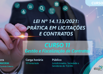 Gestão e fiscalização de contratos é tema de curso no TCE-MS, por meio da Escoex