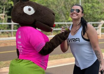 Águas disponibiliza água gelada e “chuveirão” para refrescar atletas na Maratona de CG