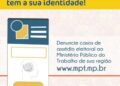 MPT lança campanha de combate ao assédio eleitoral nas eleições municipais de 2024