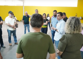 Beto se reúne com comerciantes da Bandeirantes e constata que obras comprometeram negativamente o comércio