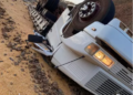 Caminhão capota na BR-060 e motorista é encontrado morto na cabine