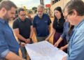 Em visita técnica, diretoria da Águas Guariroba e Agereg avaliam obras para redes de água e esgoto