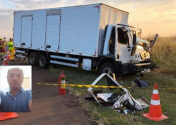 Motorista morre ao colidir na traseira de outro caminhão, na BR-163, em MS