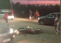 Motociclista morre agora a pouco em acidente na Nasri Siufi