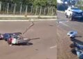 Colisão entre moto e caminhonete mata uma pessoa no Jardim Aeroporto