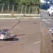 Colisão entre moto e caminhonete mata uma pessoa no Jardim Aeroporto