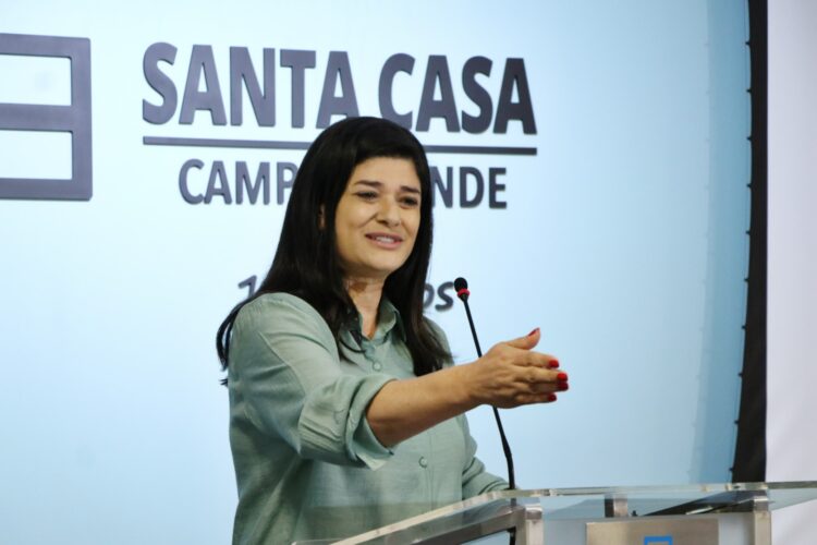 Na Santa Casa, Rose Modesto reafirma    compromisso com a Saúde de Campo Grande