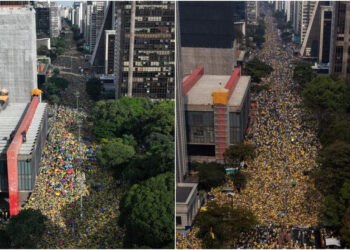 7 de Setembro: Ato de Bolsonaro leva 45 mil pessoas à Paulista, contra 185 mil em fevereiro, diz USP