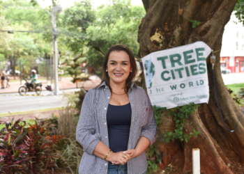Prefeita Adriane reforça compromisso no combate às mudanças climáticas e apresenta ações para minimizar impactos