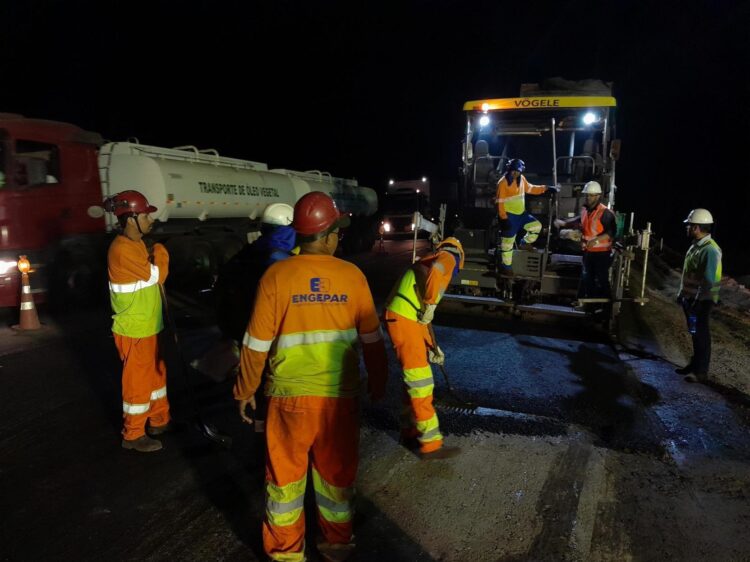 Obras noturnas de manutenção no asfalto do anel viário da Capital são retomadas hoje