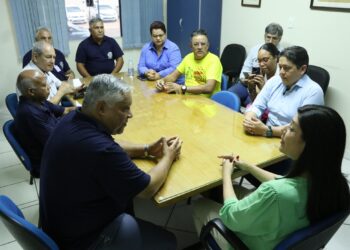 “O trabalhador precisa que os serviços públicos funcionem”, diz Rose em reunião com comerciários