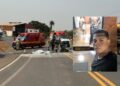 Identificado o motociclista que morreu, após moto explodir com colisão com caminhão