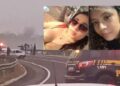 Rapazes abandonam carro com duas moças mortas, após colisão em guard rail na BR-158