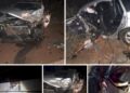 Colisão entre carros de passeio e ônibus mata duas pessoas na BR-376