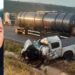 Em grave colisão com carreta, condutor de caminhonete e morador de MS morre na MT-149