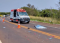 Motociclista morre ao bater de frente com Uno, na BR-163, em Dourados