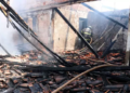Tanque de moto explode e causa incêndio em casas no Bairro Aero Rancho