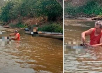 Ao tentar urinar, homem se desequilibra cai do barco no Rio Aquidauana e morre