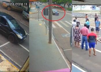Motorista invade acostamento, arrasta ciclista e a deixa com traumatismo craniano, em MS