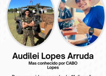 Família procura cabo do Exército desaparecido há 11 dias em Campo Grande