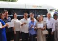 Nelsinho Trad e Tereza Cristina entregam 9 vans com acessibilidade para 8 municípios