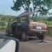 Acidente com Uno mata uma idosa e deixa um ferido, na BR-158, em Paranaíba