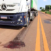 Caminhão atropela vendedora de salgados e a arrasta por 20 metros, em Campo Grande