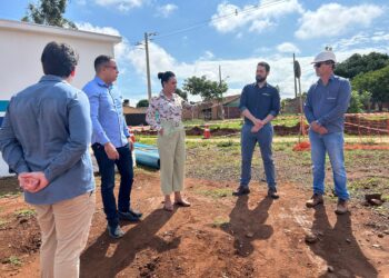 Águas recebe visita da Agereg em obras de reservatório e ‘super poço’ no Nova Campo Grande