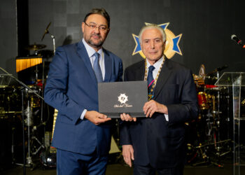 Longen homenageia Michel Temer e empresários em celebração dos 45 anos da Fiems