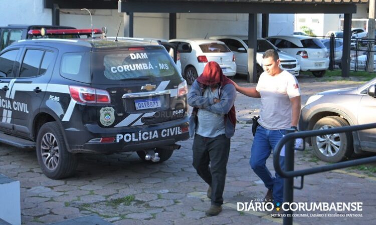 Preso o homem que desfigurou o rosto da sogra com faca, em Corumbá