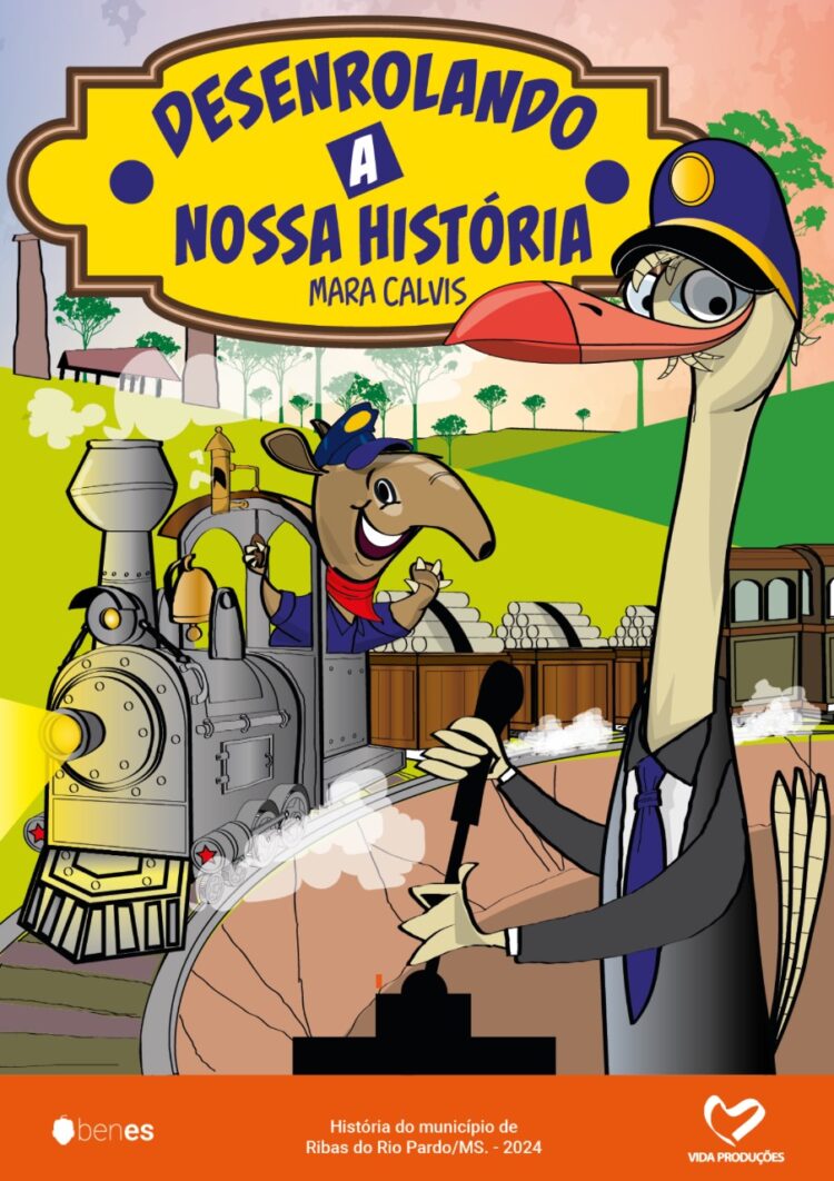 Lançamento duplo: escritora Mara Calvis homenageia Ribas do Rio Pardo com livro e gibi