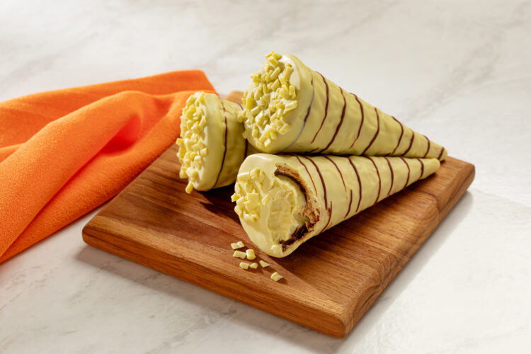 Aprenda a fazer Cone Trufado de Pistache: uma combinação irresistível de sabor e crocância