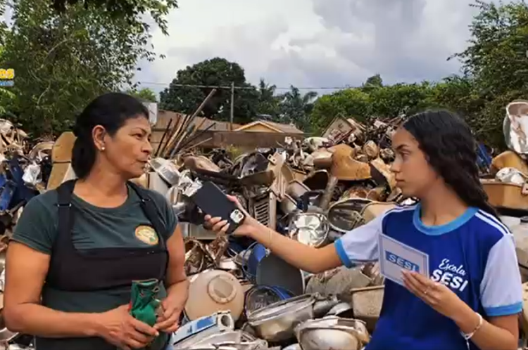 Alunos da Escola Sesi de Dourados produzem documentário sobre reciclagem