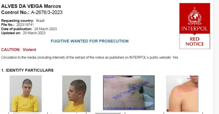 Polícia de Ponta Porã captura criminoso incluído na Lista Vermelha da Interpol