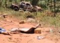Capivara News TV: Vídeo mostra traficante caído no meio de aldeia ao capotar S-10 com droga