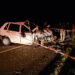 Colisão entre Fiat Uno e VW Gol na BR-060 mata mulher de 42 anos nesta noite
