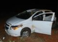Jovem fica ferido, após capotar veículo ao desviar de animal na MS-395