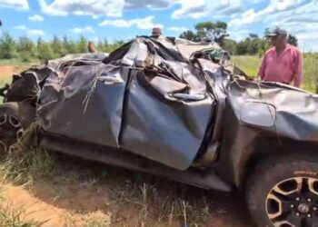 Capivara News TV: Capotamento de Hilux resulta em uma morte e um ferido grave na BR-060
