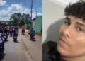 Vídeo: Jovem motoentregador morre em acidente e amigos se despedem com motociata