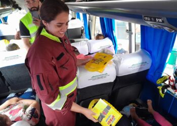 Carnaval 2025: CCR MSVia reforça importância do cinto de segurança em ônibus
