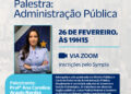 Secretária adjunta do Governo inaugura aula de gratuita de Gestão de Cidades em faculdade