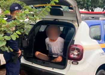 Mulher gestante é agredida por homem e pede socorro em escola que aciona a Guarda